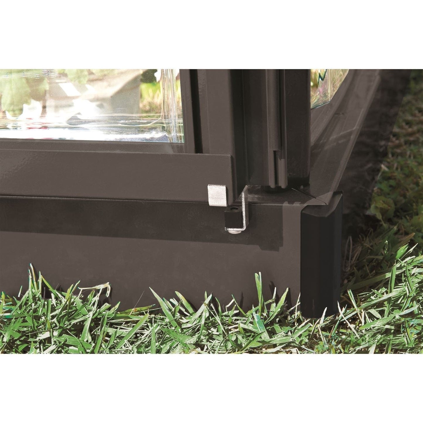 Palram - Canopia | 6x8 Ft Mythos Greenhouse Kit - Gray With 4mm Twin-wall Polycarbonate Glazing - HG5008Y