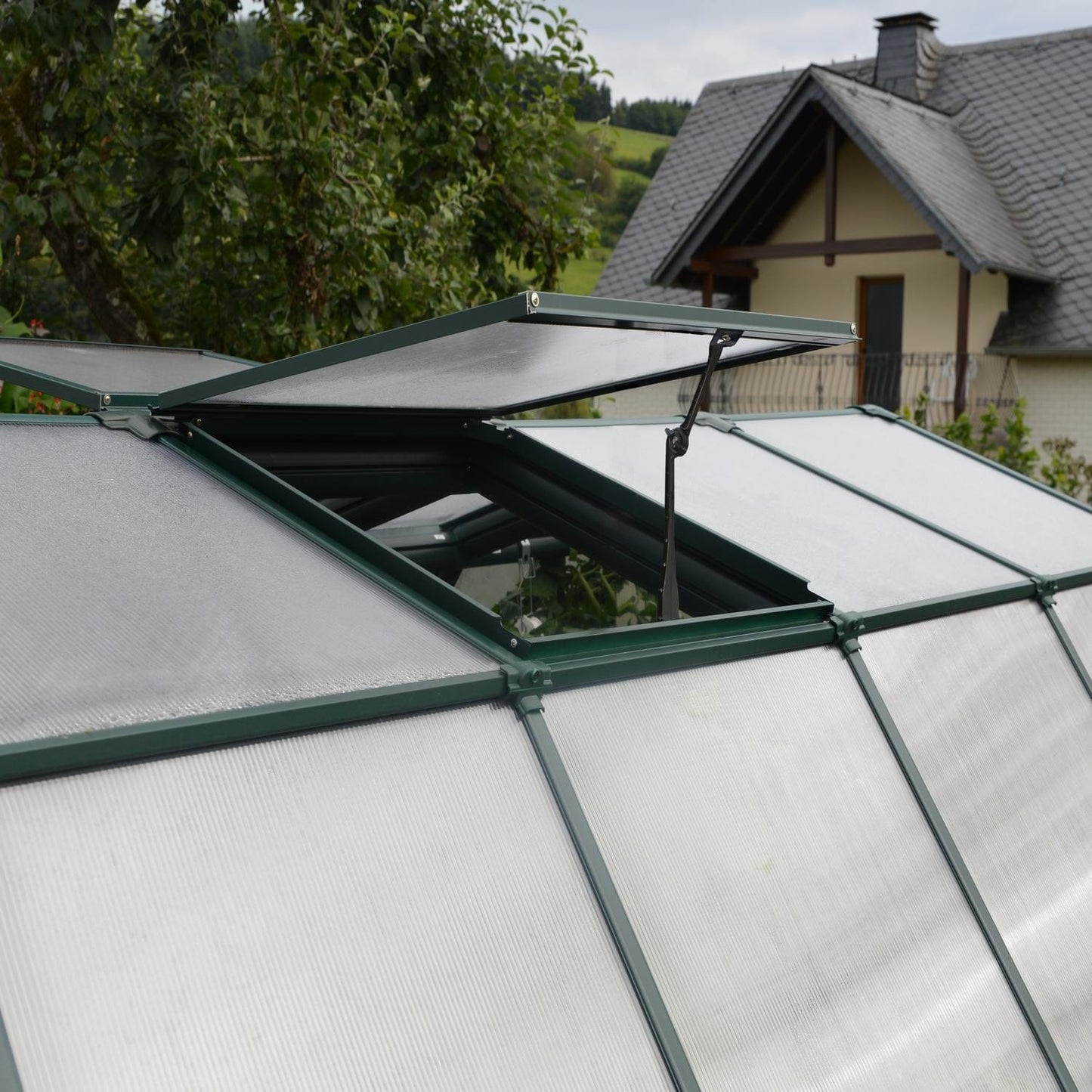 Palram - Canopia | Prestige 8x20 ft Clear Greenhouse Kit Package With 0.8mm Polycarbonate Glazing - HG7320C