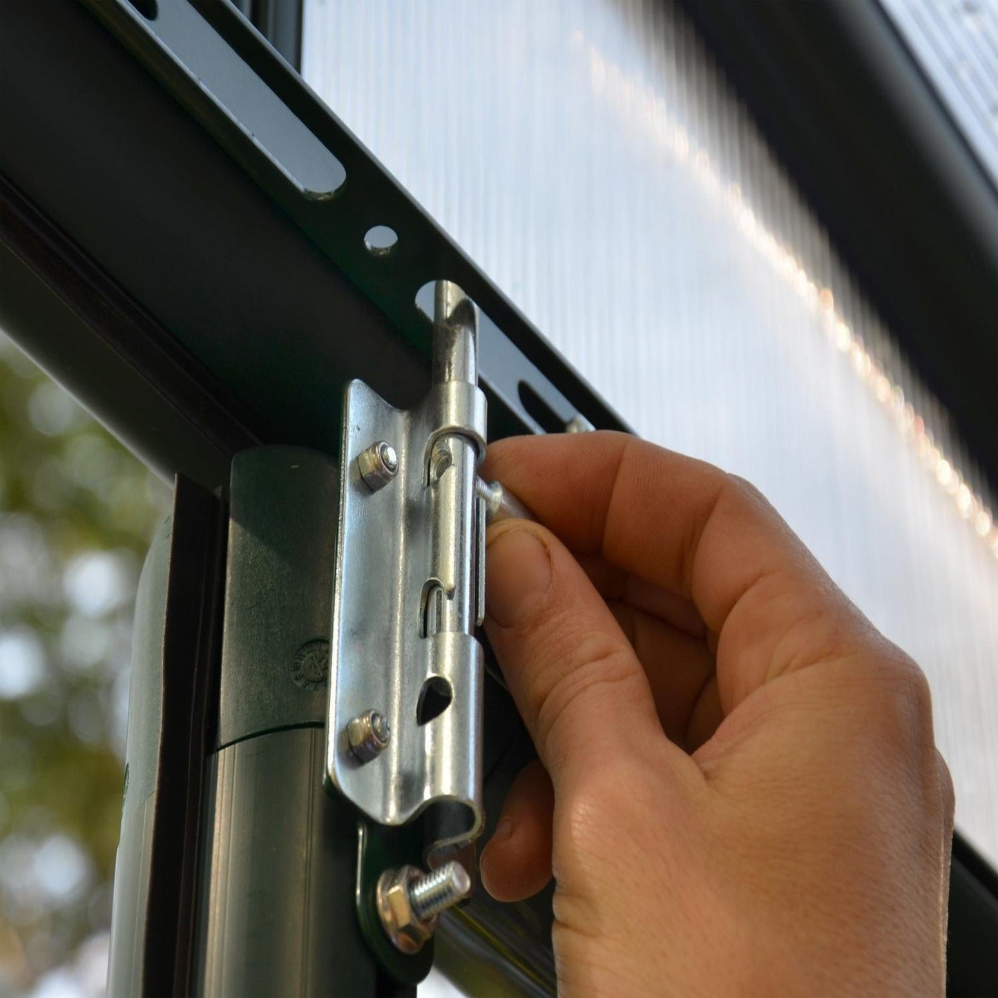 Palram - Canopia | Prestige 8x8 ft Clear Greenhouse Kit Package With 0.8mm Polycarbonate Glazing - HG7308C
