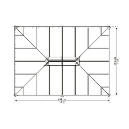 Palram - Canopia | Martinique 5000 12' x 16' Garden Gazebo - HG9171