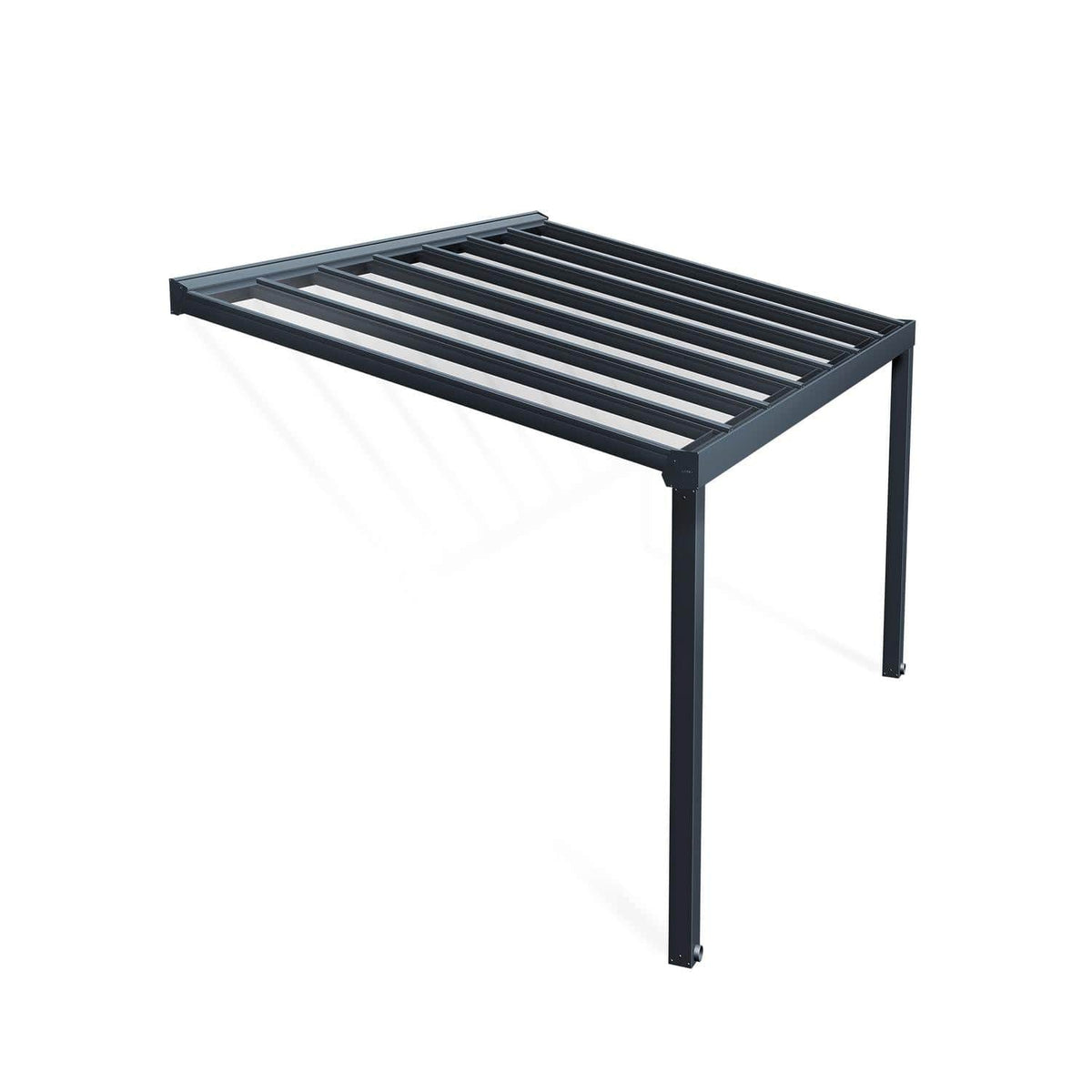 Palram - Canopia | Stockholm 11x17 ft Patio Cover - Gray/Clear - HG9455