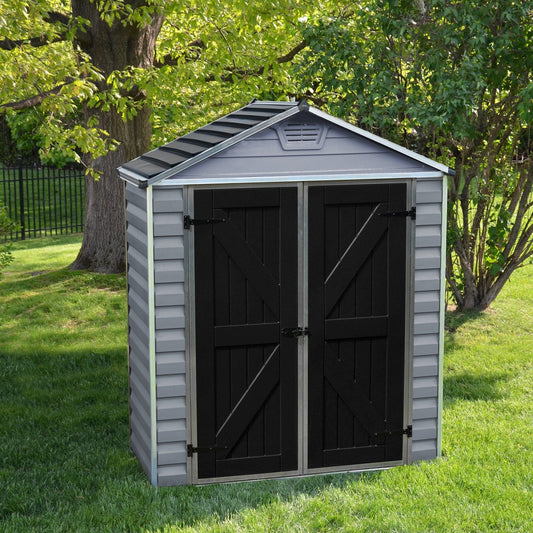 Palram - Canopia | SkyLight Polycarbonate Storage Shed - 6' Wide - HG9603T