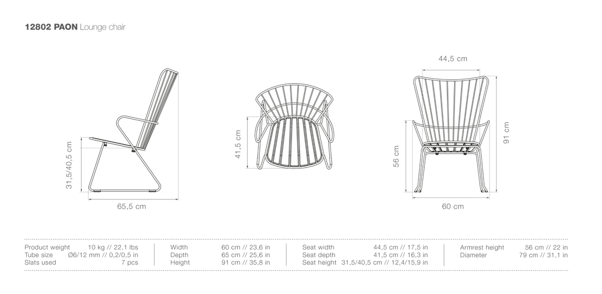 HOUE PAON Outdoor Lounge Chair - Procure Décor
