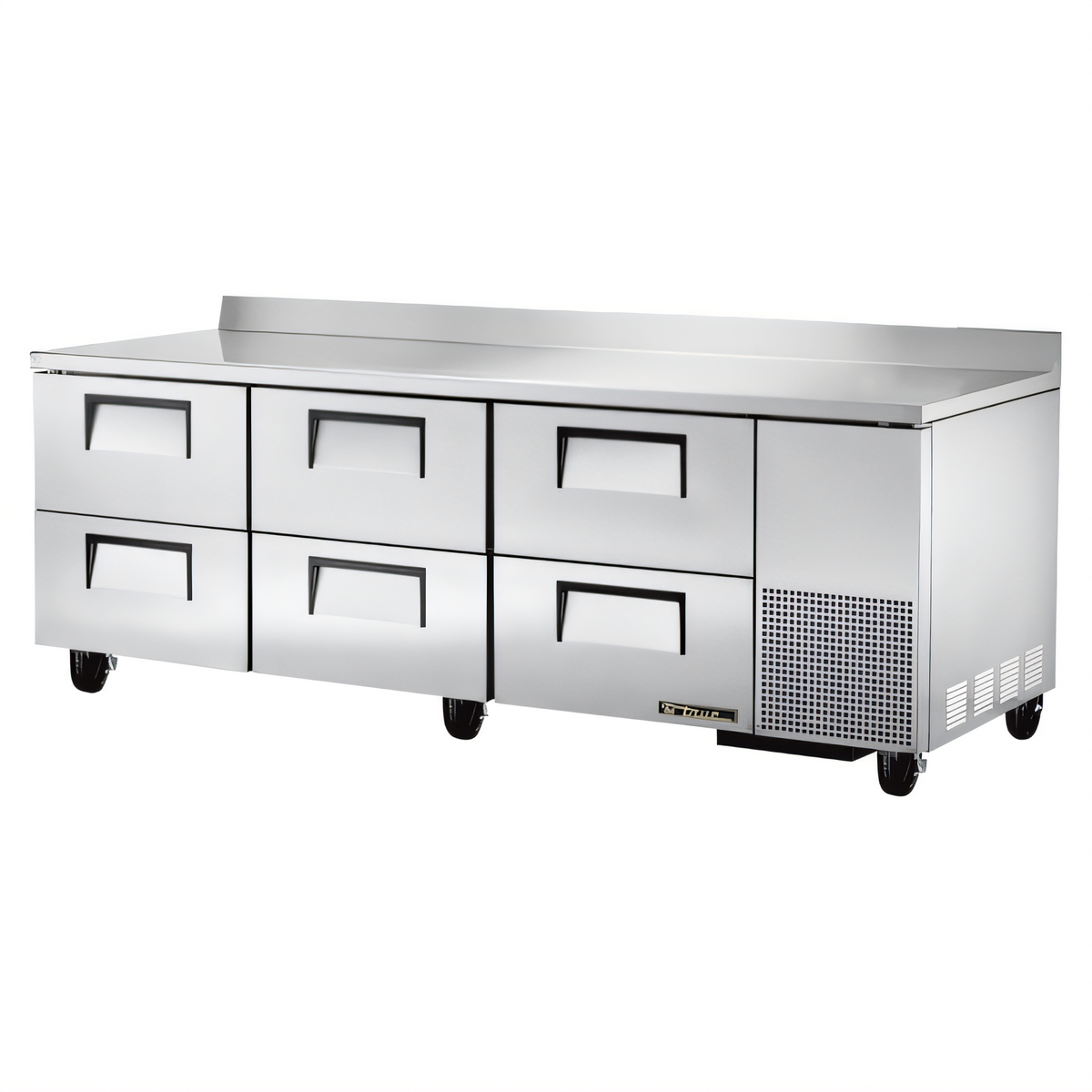 True Mfg. - General Foodservice TWT-93D-6-HC Worktop Refrigerators - TWT-93D-6-HC