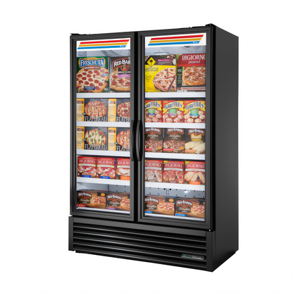 True Mfg. - General Foodservice FLM-54F~TSL01 Glass Door Merchandisers - FLM-54F~TSL01