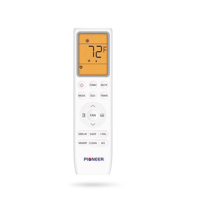 Pioneer® Quantum Hyperformance™ 18,000 BTU 23.5 SEER2 230V High-Wall Ductless Energy-Star Mini-Split Air Conditioner Inverter Hyper Heat Pump Full Set
