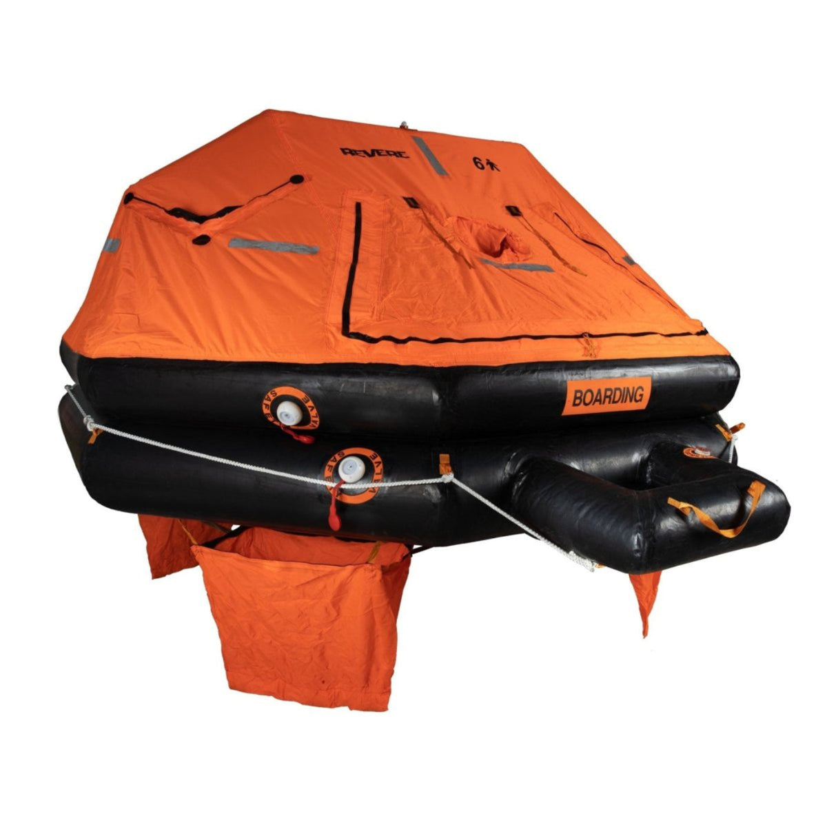 Revere 4-8 Person Low profile USCG/ SOLAS A Life Raft - 45-REV-CGS-4LP-A