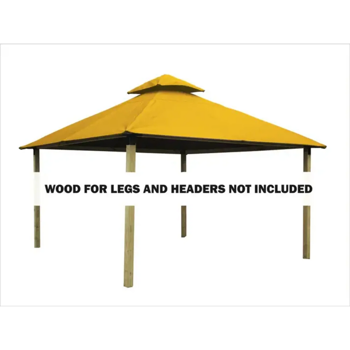 GREE Riverstone Industries ACACIA AGK12-SD 12 sq. ft. Gazebo Roof Framing And Mounting Kit with Sundura Canopy