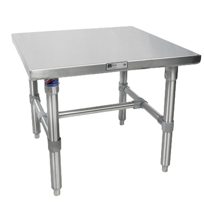 John Boos S16MS03 Open Base 30" Equipment Stand for Mixer and Slicer - JBS16MS03