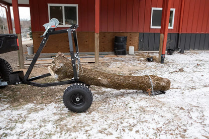 MotoAlliance Impact Implements Log Hauler 1500 Lbs Capacity with Viper Winch New - IP4424_MD4500_BK