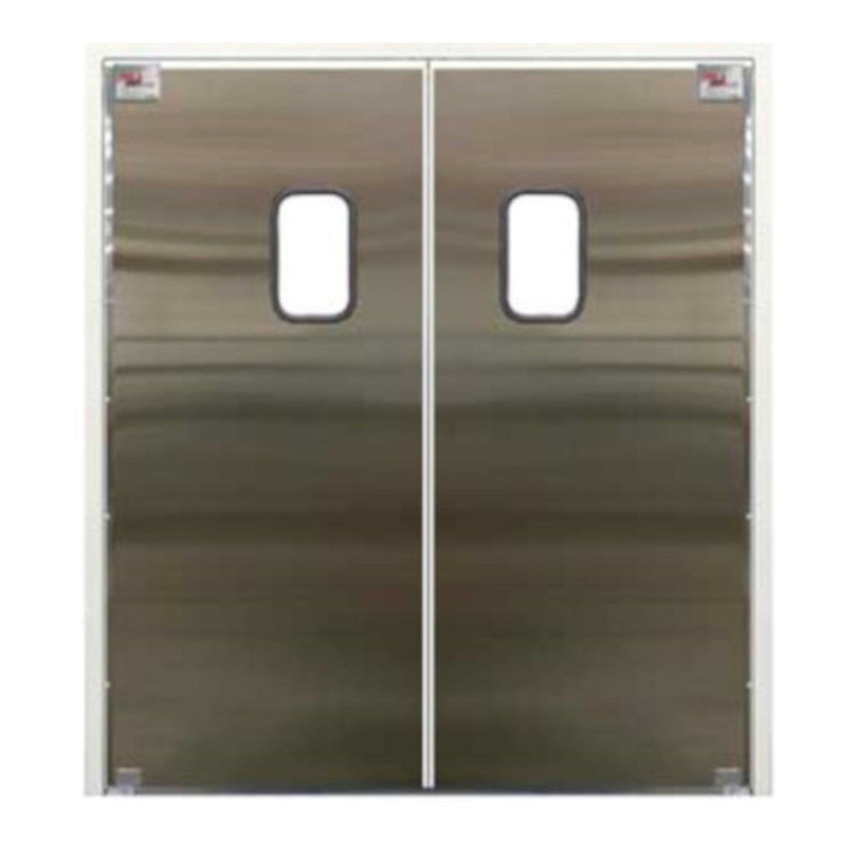 Curtron SPD-30-SS-DBL-4296 42" x 96" Service-Pro Series 30 Double Swing Door - CUSPD30SSDBL4296