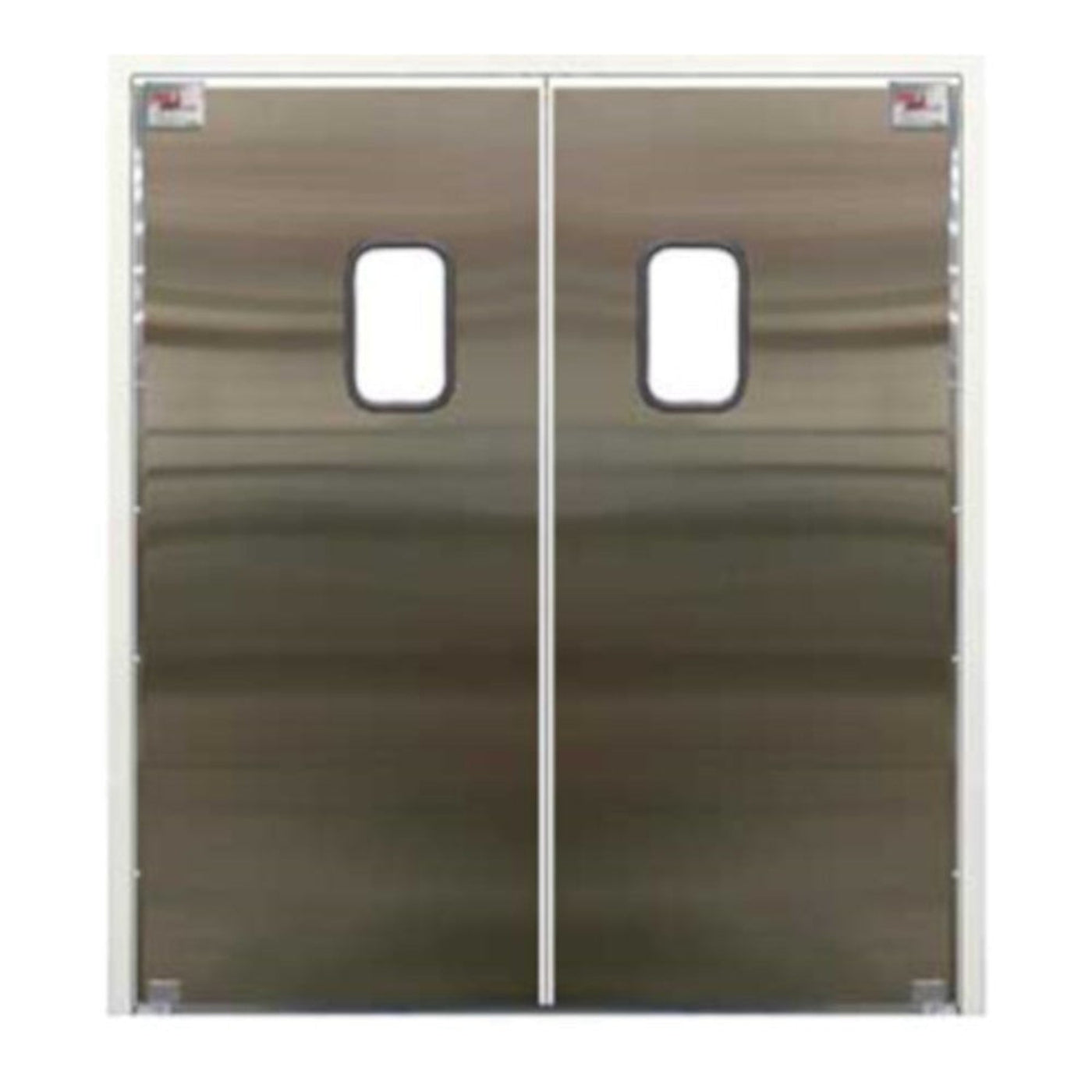 Curtron SPD-30-SS-DBL-7296 72" x 96" Service-Pro Series 30 Double Swing Door - CUSPD30SSDBL7296