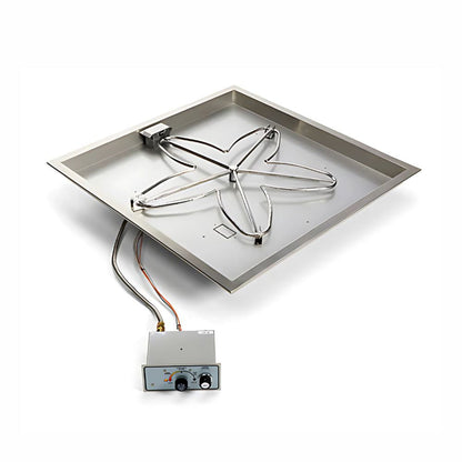 30″ Square Drop In Manual Spark Ignition Kit - FPPK30-SQBL-FLEX-NG