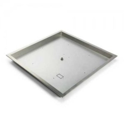 30" Square Drop In Stainless Steel Burner Pan - 570-30SQ