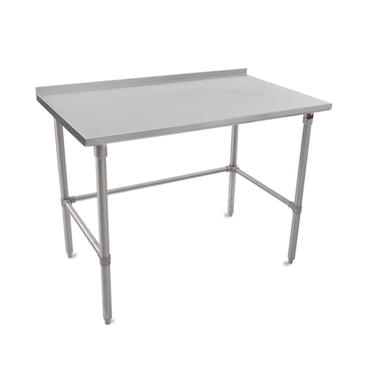 John Boos ST6R1.5-2472SBK 72" W x 24" Work Table - JBST6R152472SBK