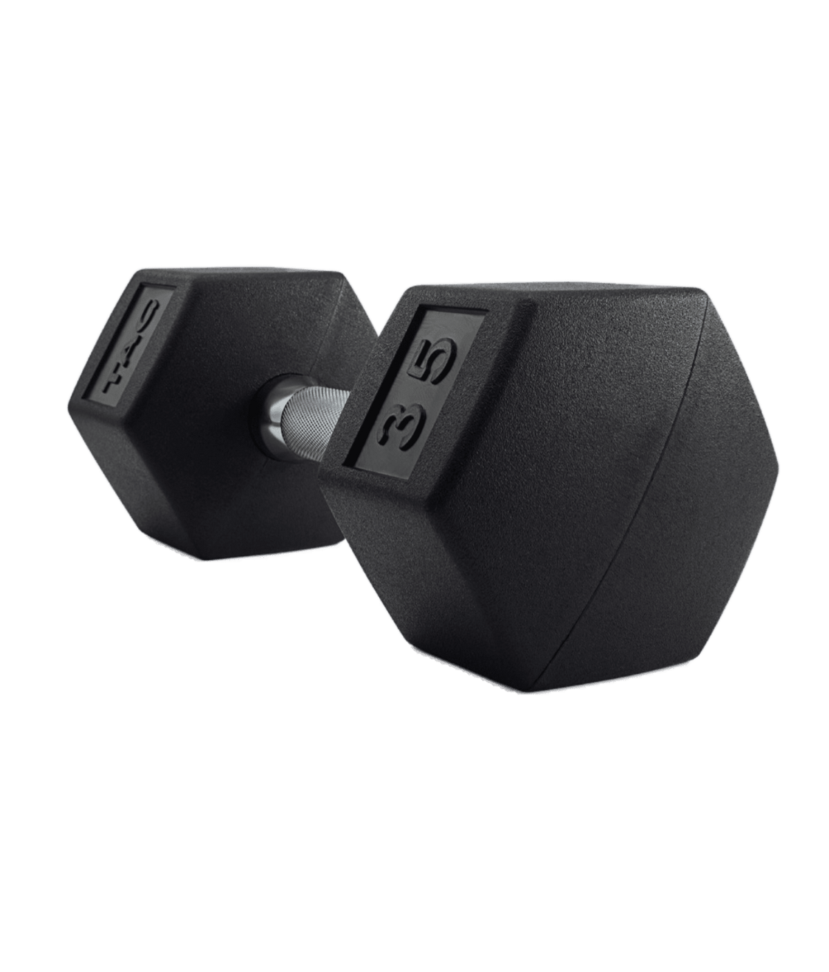 TAG Fitness Rubber Hex Dumbbell set 5lb-75lb - 1770024675215_979