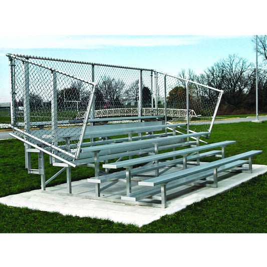 Bleacher 10 Row 27' Deluxe Standard Aluminum - BL1027SD