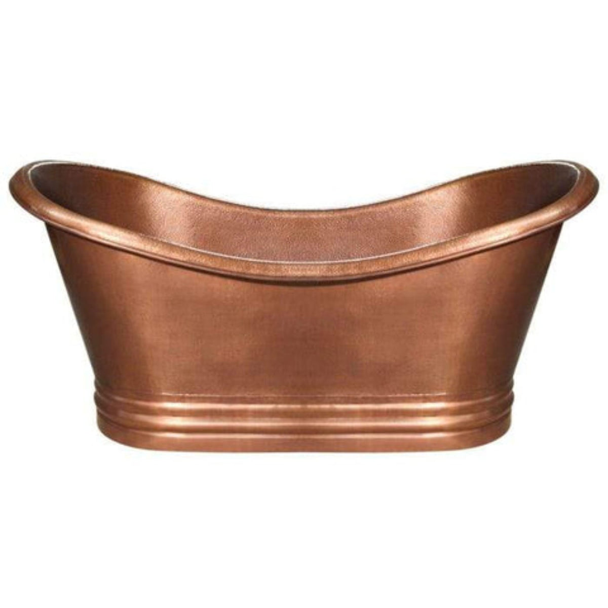 Whitehaus Freestanding Copper Tub In Hammered Copper Or Bronze - WHCT-1001