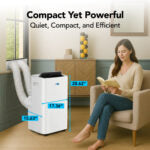 Whynter ARC-1280WX Smart Portable Air Conditioner NEX Inverter 13000 BTU (10000 BTU SACC) Dual Hose Cooling