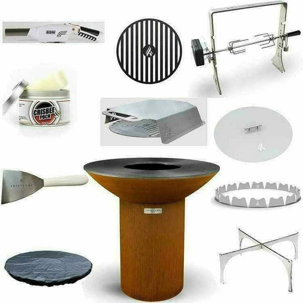 ArteFlame Grill Bundles Arteflame Classic 40" Grill High Round Base Chef Max Bundle 10
