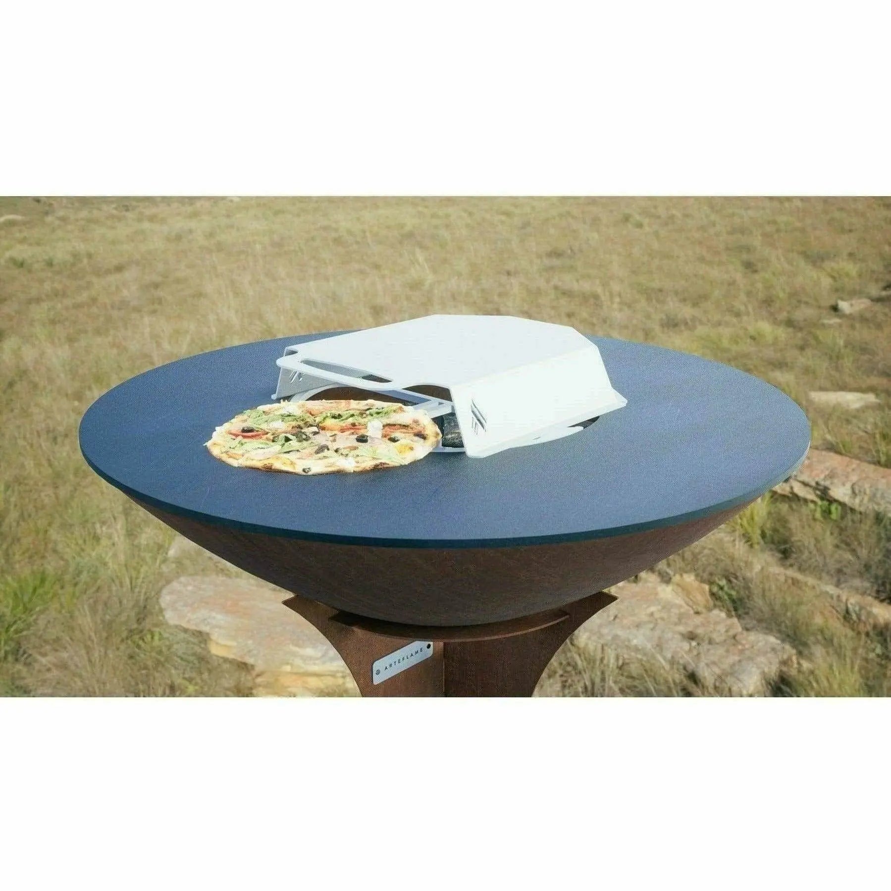 Arteflame Stainless Steel Pizza Oven Kit - 14" Grill Accessory - Thumbnail 2