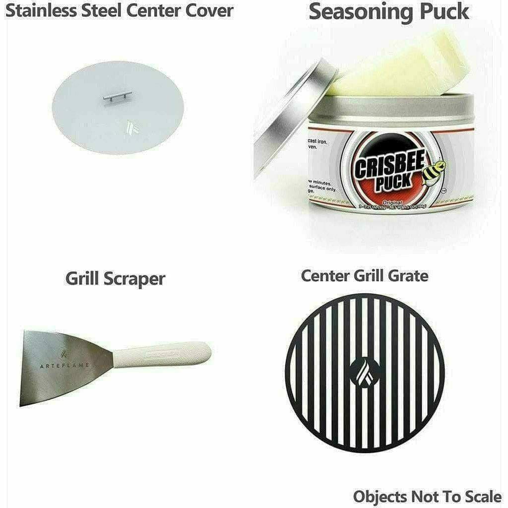 ArteFlame Outdoor Grills Arteflame Classic 40" Grill High Round Base Chef Bundle 5 Accessories