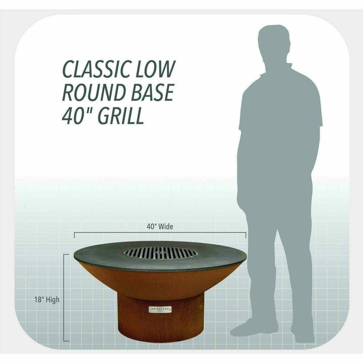 ArteFlame Outdoor Grills Arteflame Classic 40" Grill Low Round Base