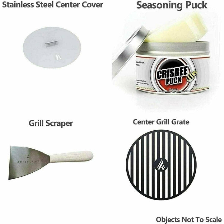 Arteflame Grill Scraper with Ground Edge Stainless Blade