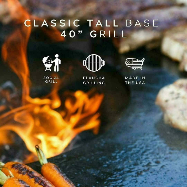 ArteFlame Wood | Charcoal Grills ArteFlame Classic 40" Grill High Round Base Storage Starter Bundle 2 Accessories