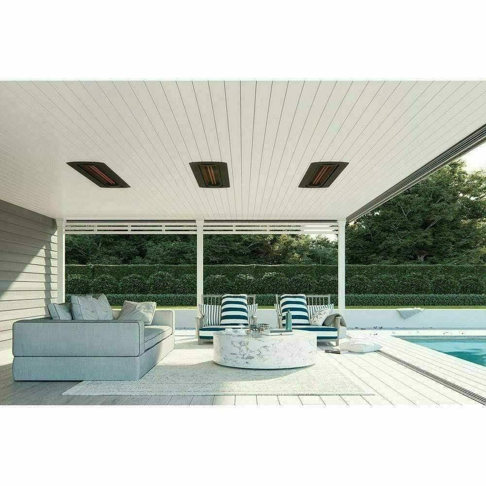Bromic Heating Patio Heater Bromic Heating - BH0420033 - Tungsten - 6000 Watts Electric Double Element Heater