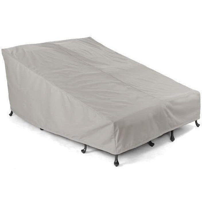 Coverstore Double Chaise Lounge Cover 58W x 78D x 34H DOUBLE / Ripstop Grey Double Chaise Lounge Cover - Ultima