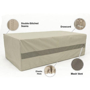 Rectangular Fire Pit Cover - Elite - Mancave Backyard