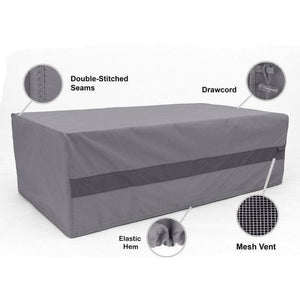 Rectangular Fire Pit Cover - Elite - Mancave Backyard