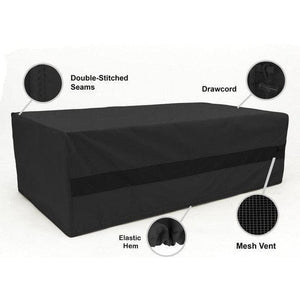 Rectangular Fire Pit Cover - Elite - Mancave Backyard