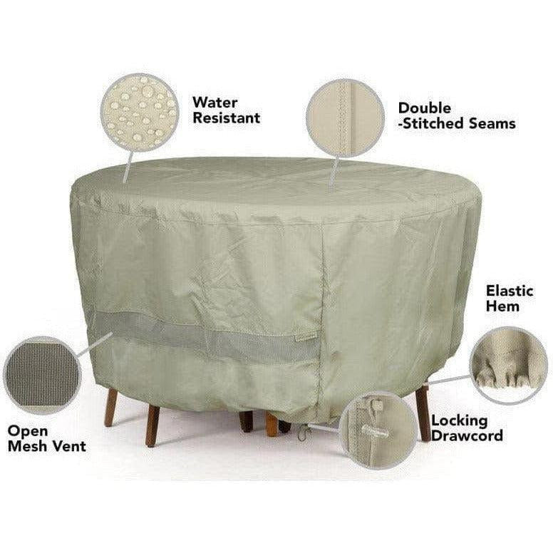 Round Dining Table Cover Elite Mancave Backyard