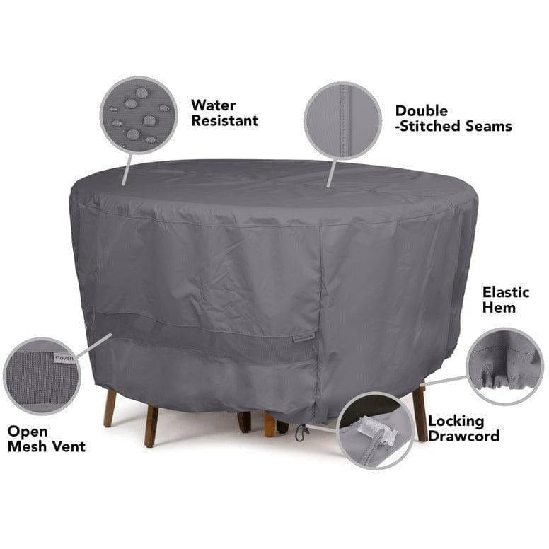 Round Fire Pit Cover - Elite - Mancave Backyard