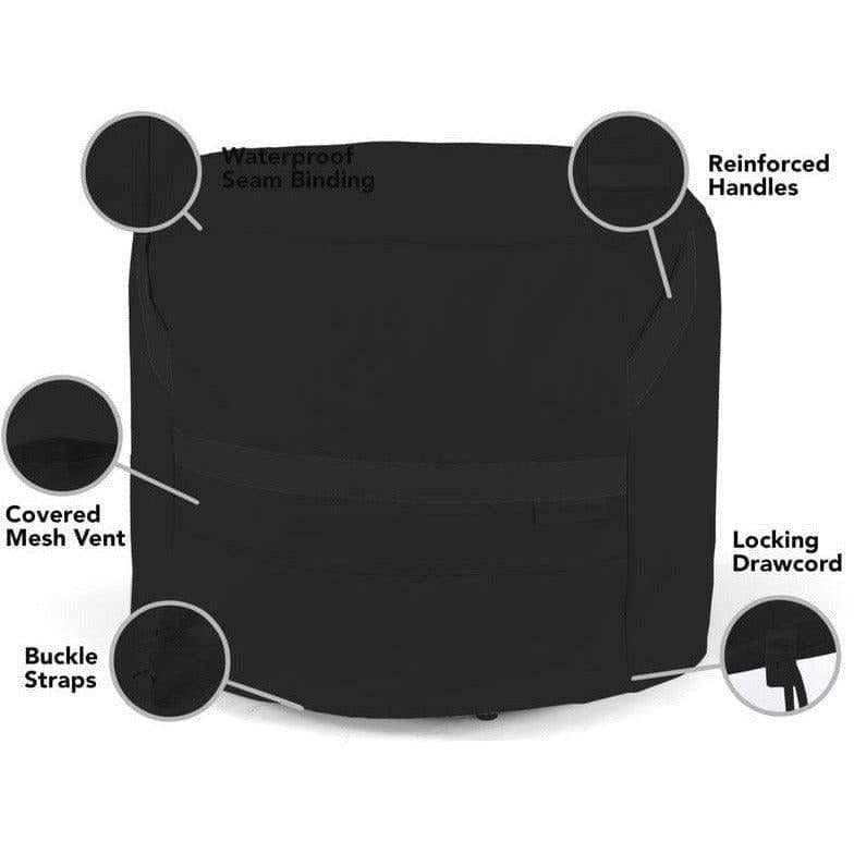 Round Fire Pit Cover - Prestige - Mancave Backyard