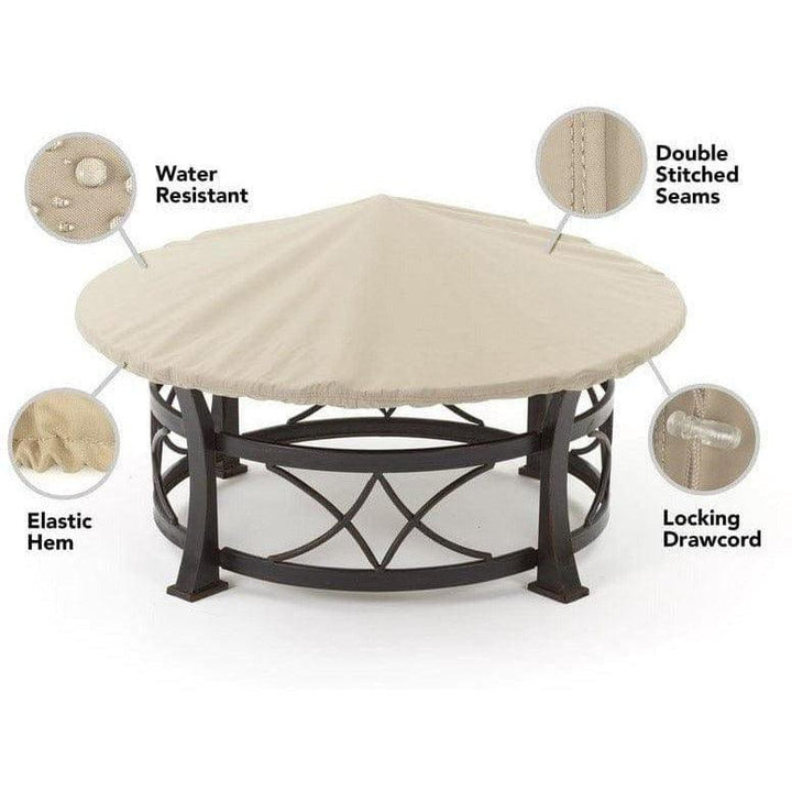 Round Fire Pit Top Cover - Elite - Mancave Backyard