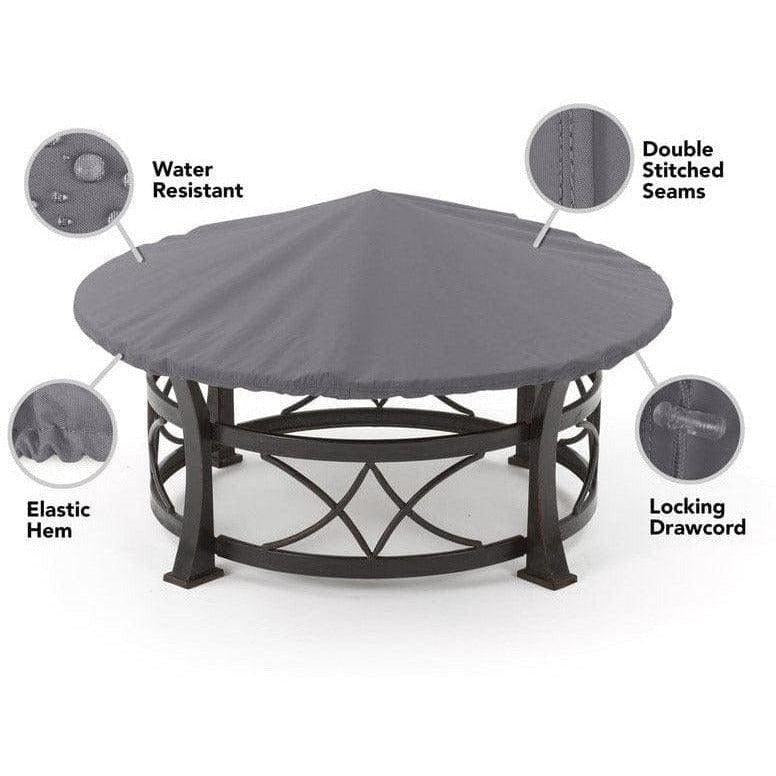 Round Fire Pit Top Cover - Elite - Mancave Backyard