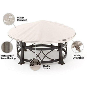 Round Fire Pit Top Cover - Prestige - Mancave Backyard