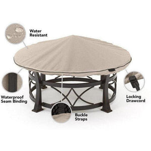 Round Fire Pit Top Cover - Prestige - Mancave Backyard