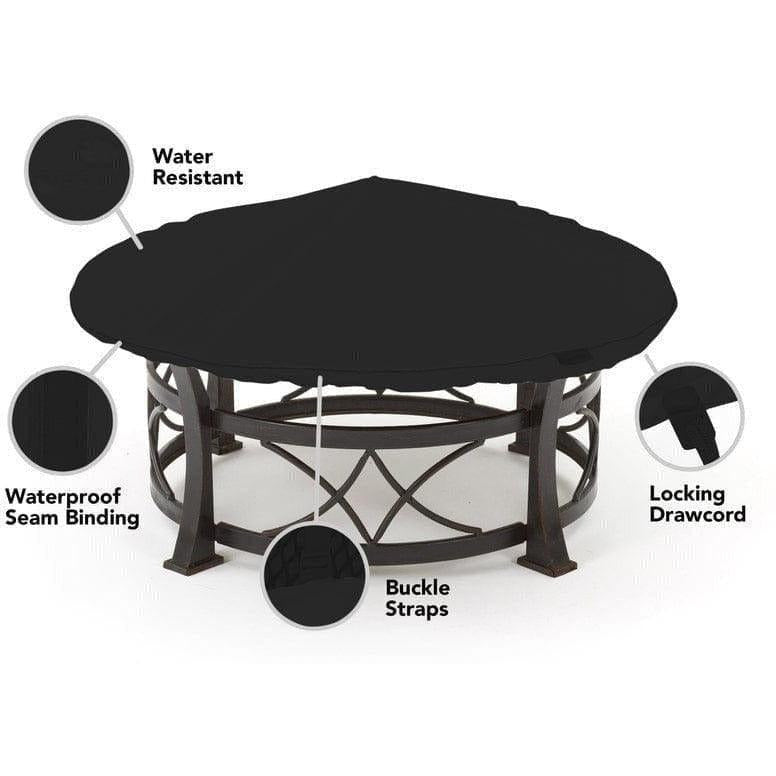 Round Fire Pit Top Cover - Prestige - Mancave Backyard