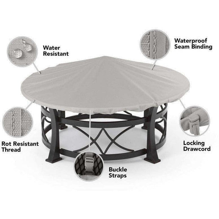 Round Fire Pit Top Cover - Ultima - Mancave Backyard