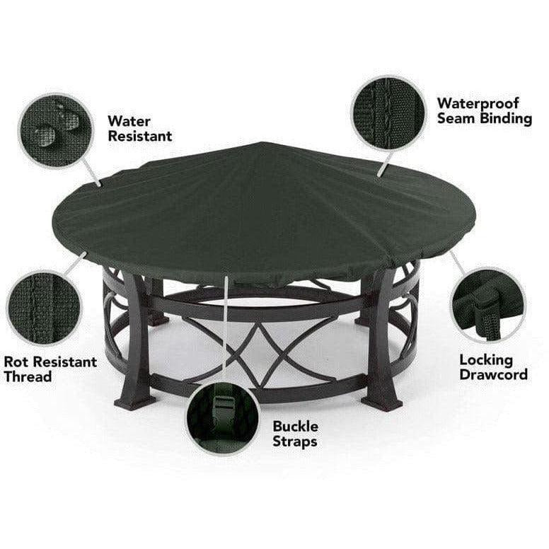 Round Fire Pit Top Cover - Ultima - Mancave Backyard