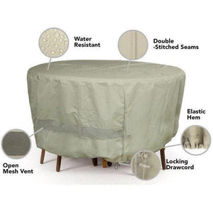 Round Firepit/Chair Set Cover - Elite - Mancave Backyard