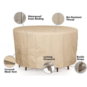 Round Firepit/Chair Set Cover - Ultima - Mancave Backyard