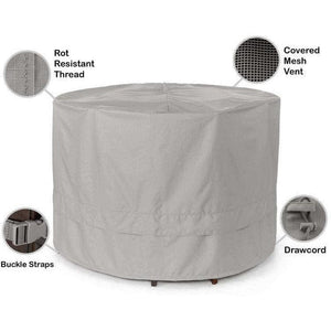 Round Ottoman Cover - Ultima - Mancave Backyard