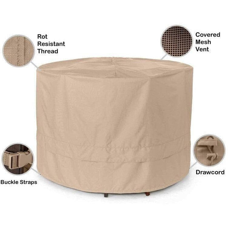 Round Ottoman Cover - Ultima - Mancave Backyard