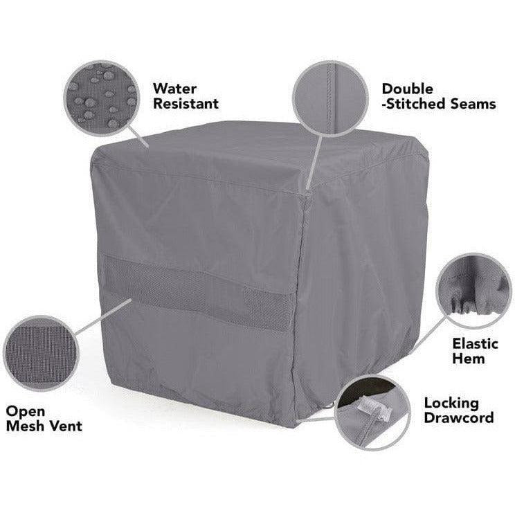 Square Fire Pit Cover - Elite - Mancave Backyard