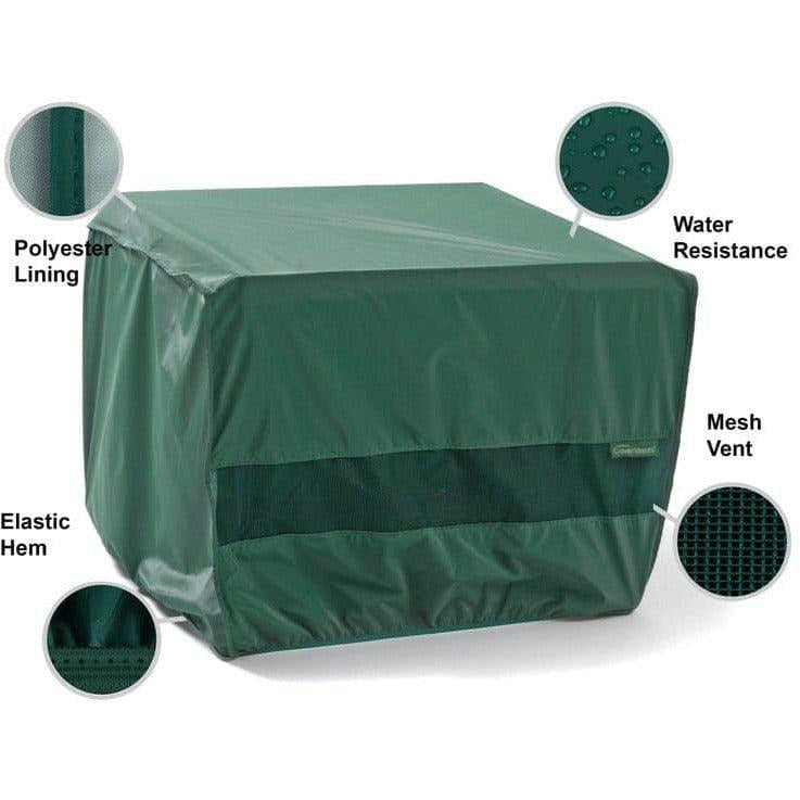 Square Ottoman Cover - Classic - Mancave Backyard